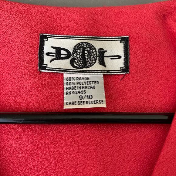 Dji sz 10 VINTAGE embroidered pencil dress - Picture 6 of 9